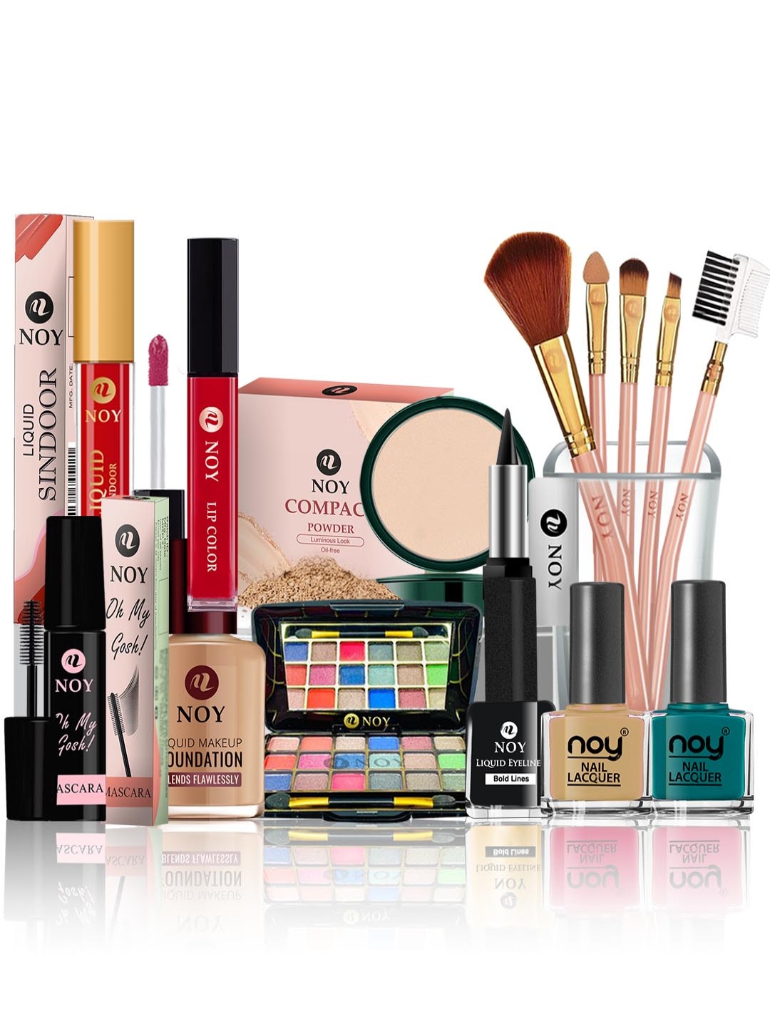 

NOY Set Of 15 Enigma Makeup Gift Set - NO#112, Red