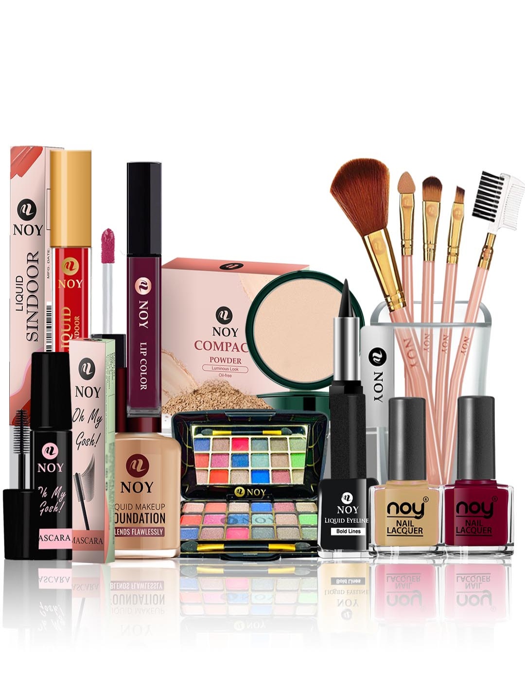 

NOY Set Of 15 Maven Makeup Gift Set - NO#133, Burgundy