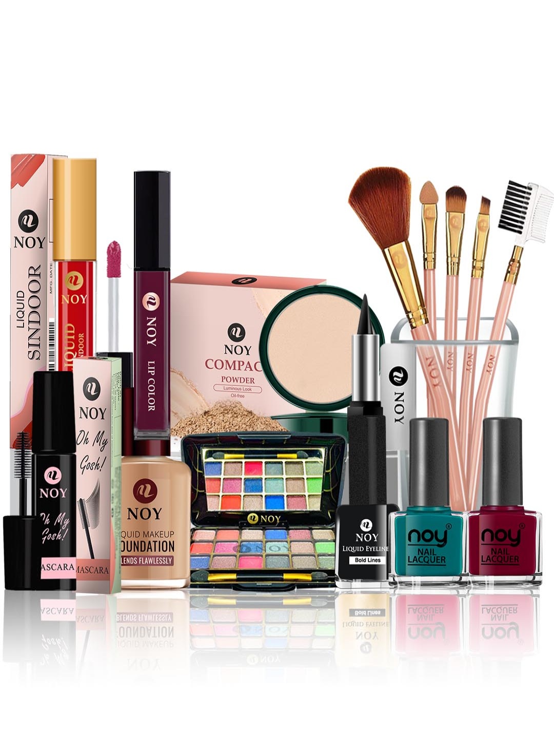 

NOY Set Of 15 Bliss Makeup Gift Set - NO#285, Burgundy