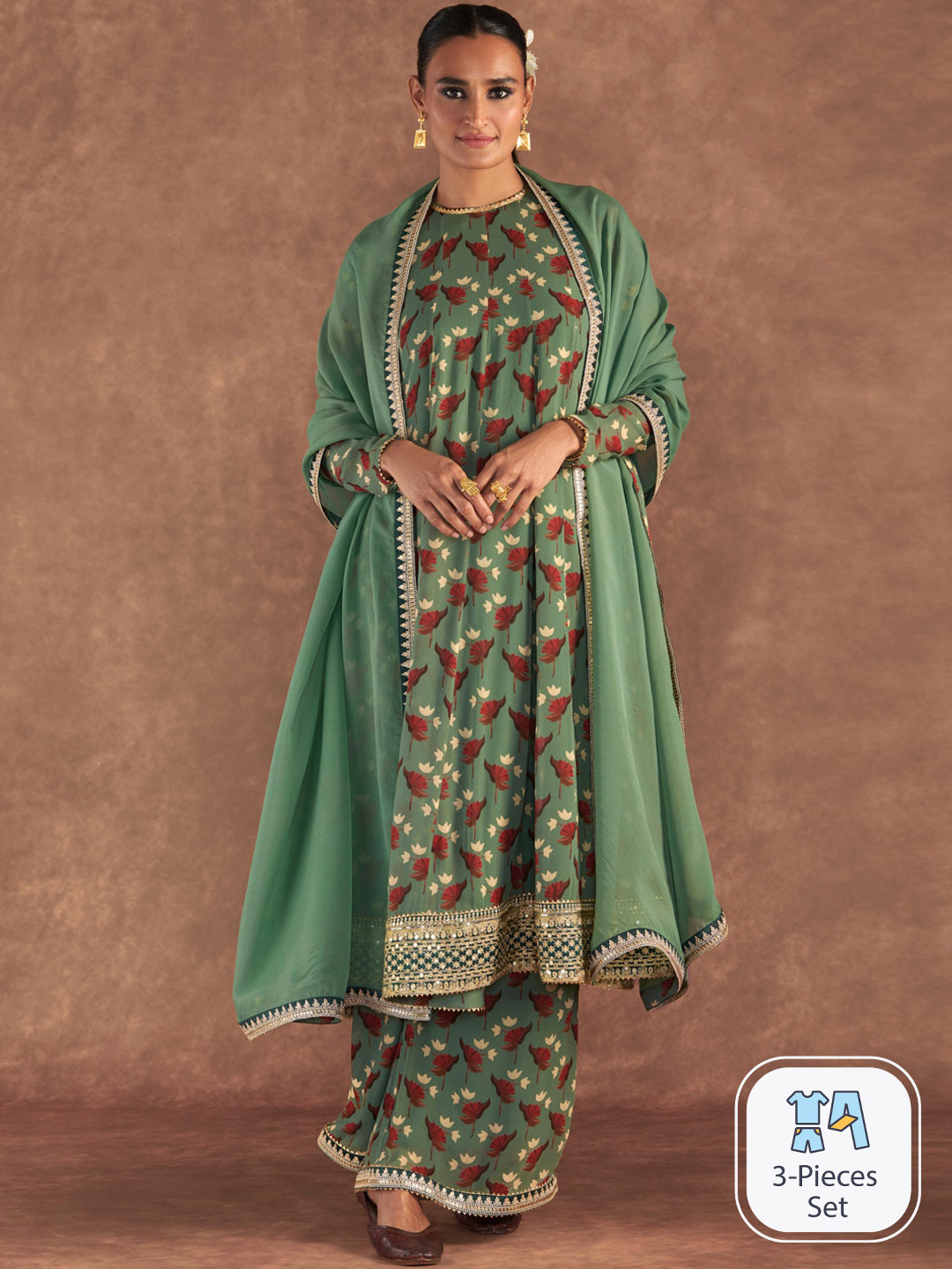 

Masaba Irisbud Culotte Set, Green