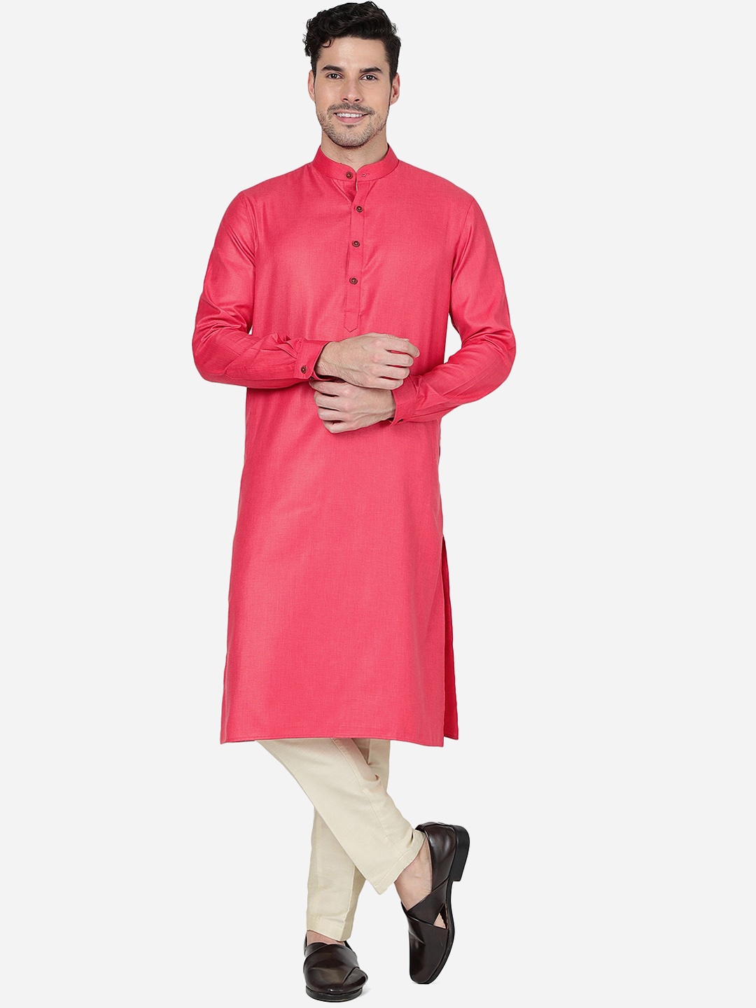 

Modi Kurta Mandarin Collar Kurtas, Red