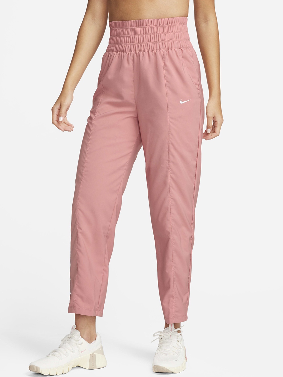 

Nike Women Dri-FIT One Ultra High-Waisted Track Pants, Red