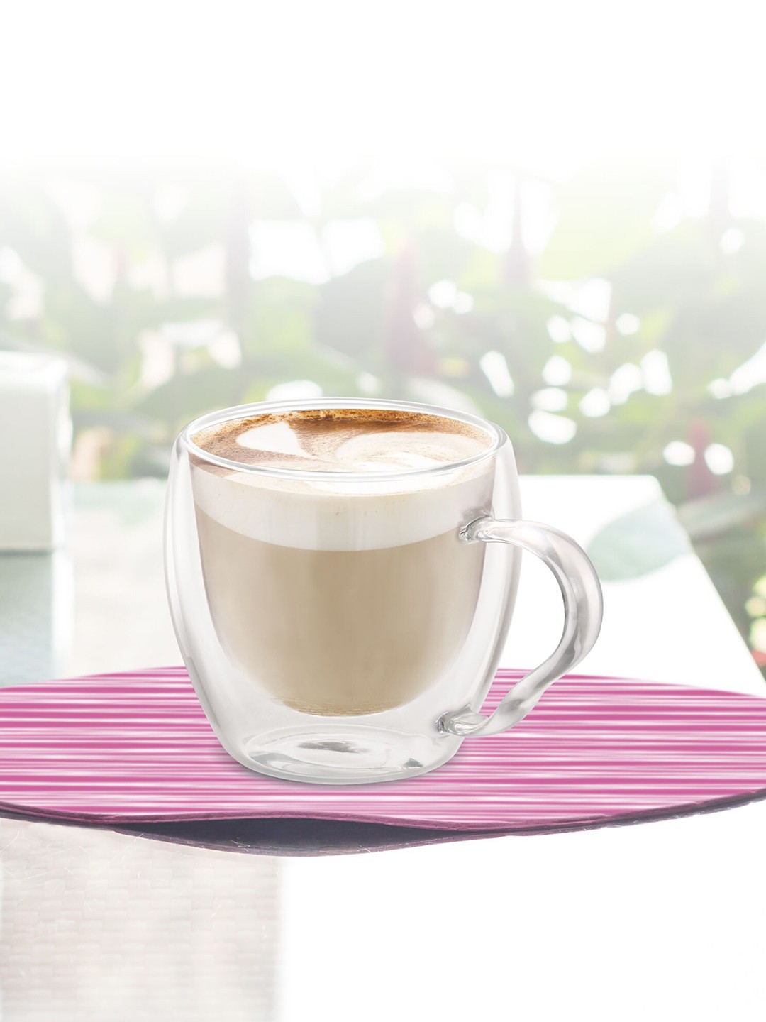 

Treo 4-Pieces Transparent Double Wall Expresso Glass Cup 105 ml Each