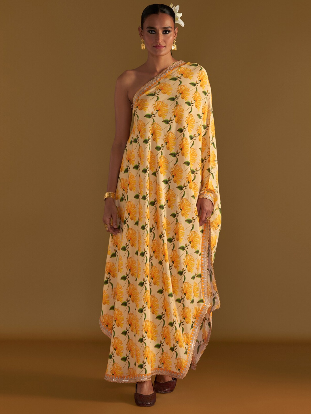

Masaba Summer Mist One Shoulder Dress, Green