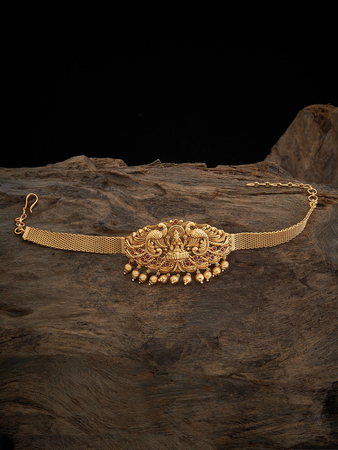 

Kushal's Fashion Jewellery Gold-Plated Antique Silver Armlet