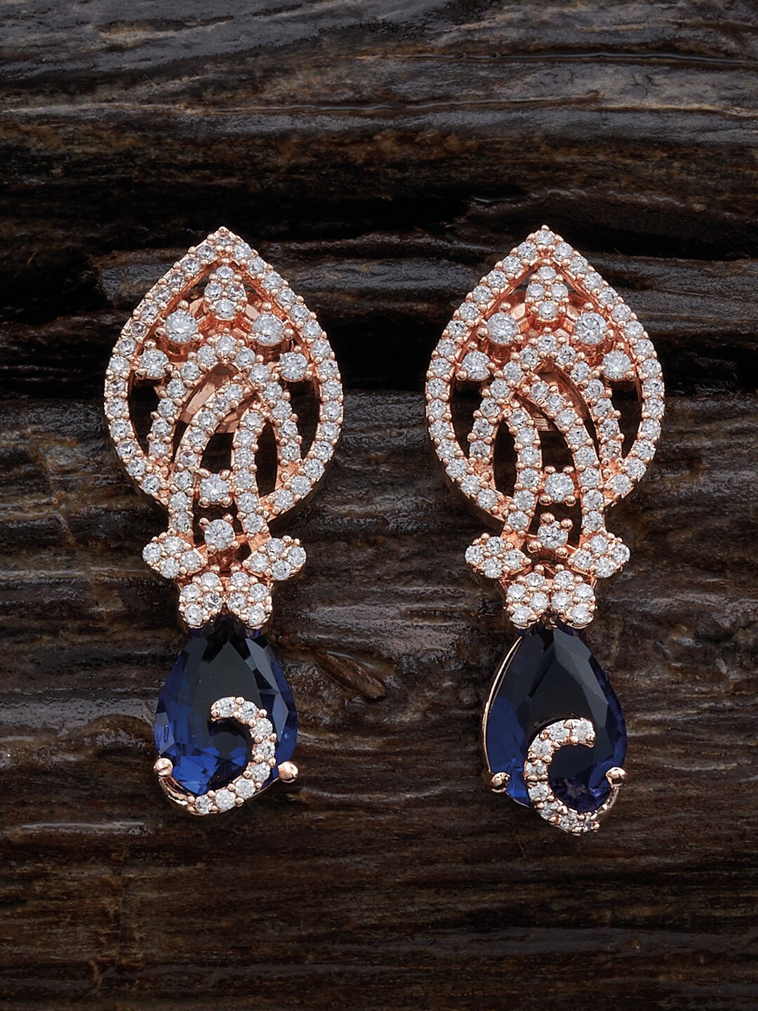 

Kushal's Fashion Jewellery Rose Gold-Plated Contemporary Studs Earrings