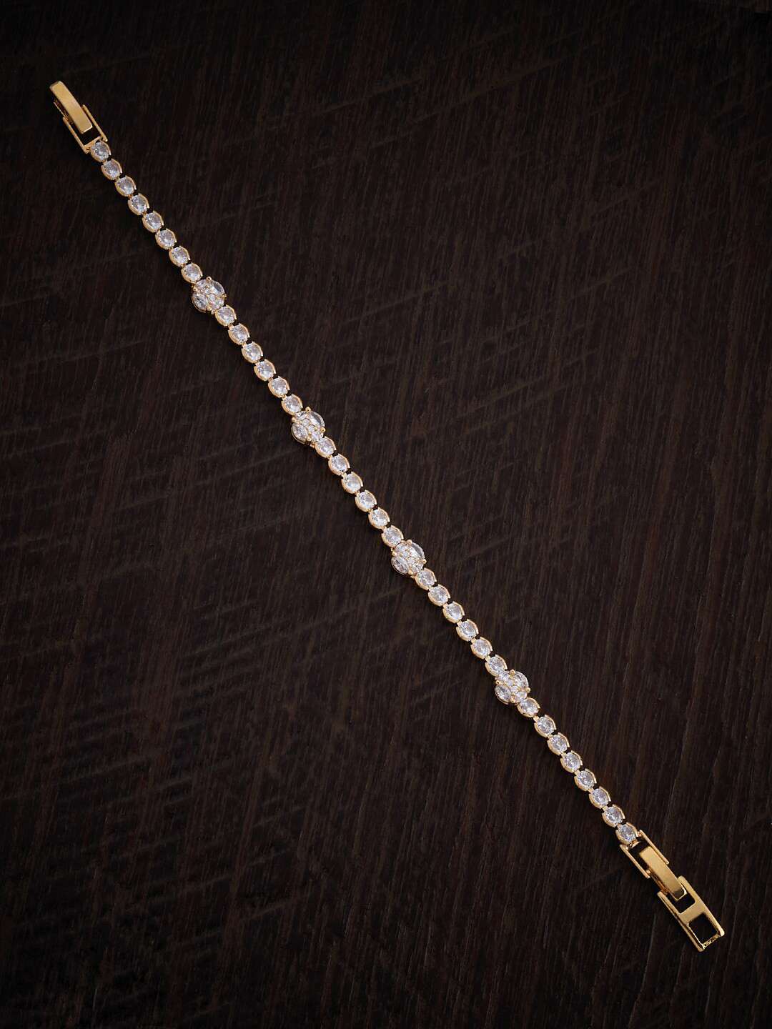 

Kushal's Fashion Jewellery Gold-Plated Link Bracelet