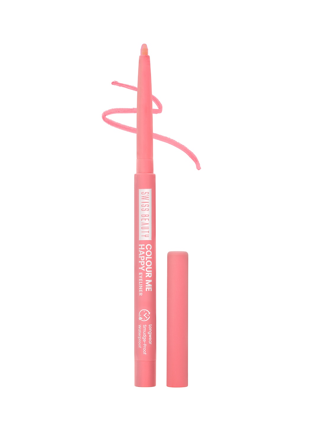 

SWISS BEAUTY Colour Me Happy Waterproof Eyeliner - Rose Camellia, Pink