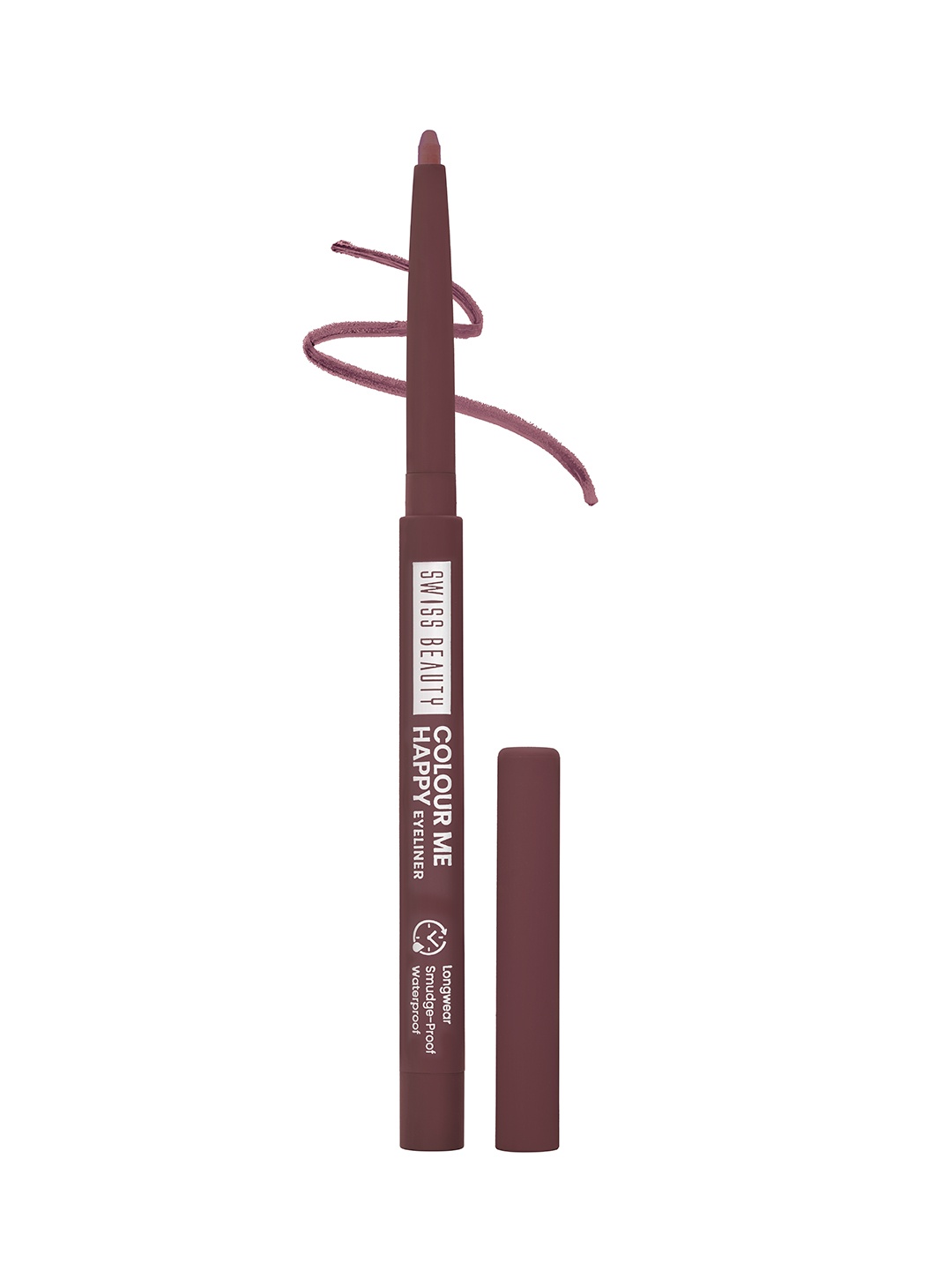 

SWISS BEAUTY Colour Me Happy Waterproof Eyeliner - Wine Dahlia, Burgundy