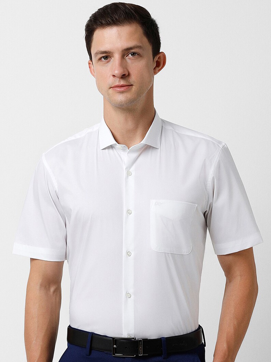 

Peter England Opaque Slim Fit Formal Shirt, White