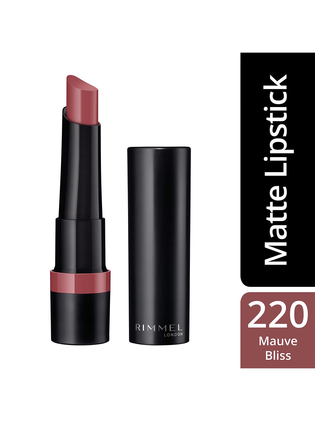 

Rimmel London Matte Long Lasting Lipstick 2.3 g - Mauvebliss 220, Mauve