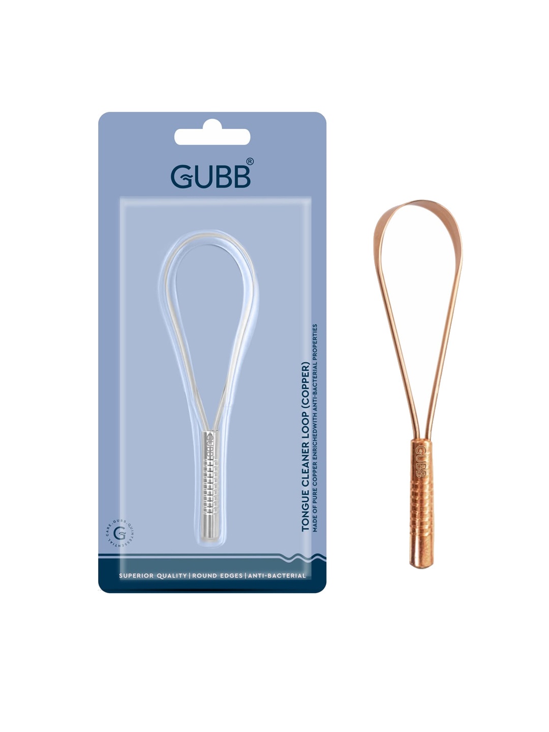 

GUBB Copper Tongue Cleaner With Loop, Multi