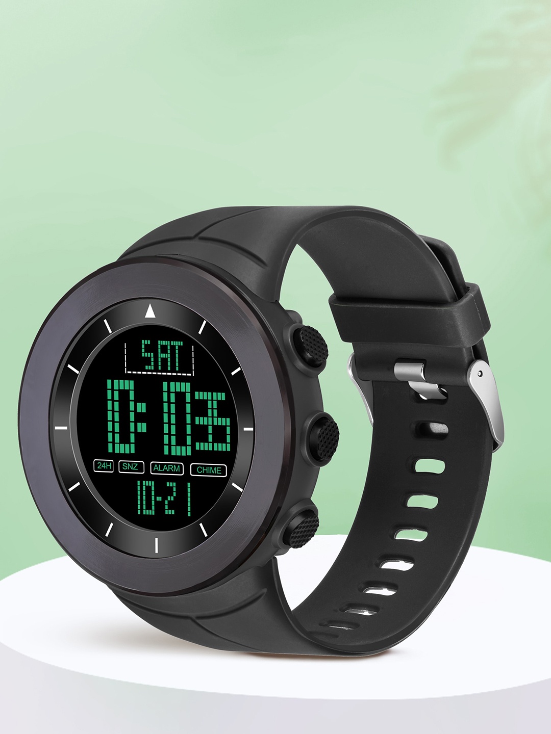 

Shocknshop Men Straps Digital Multi Function Watch SKM18Black, Black
