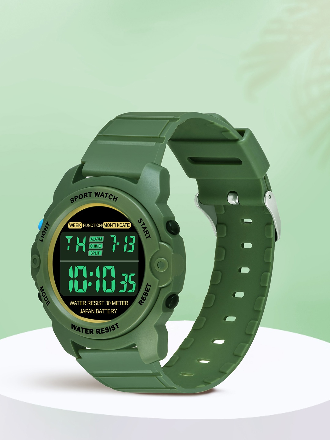 

Shocknshop Men Dial & Straps Digital Multi Function Watch WCH23Green, Green