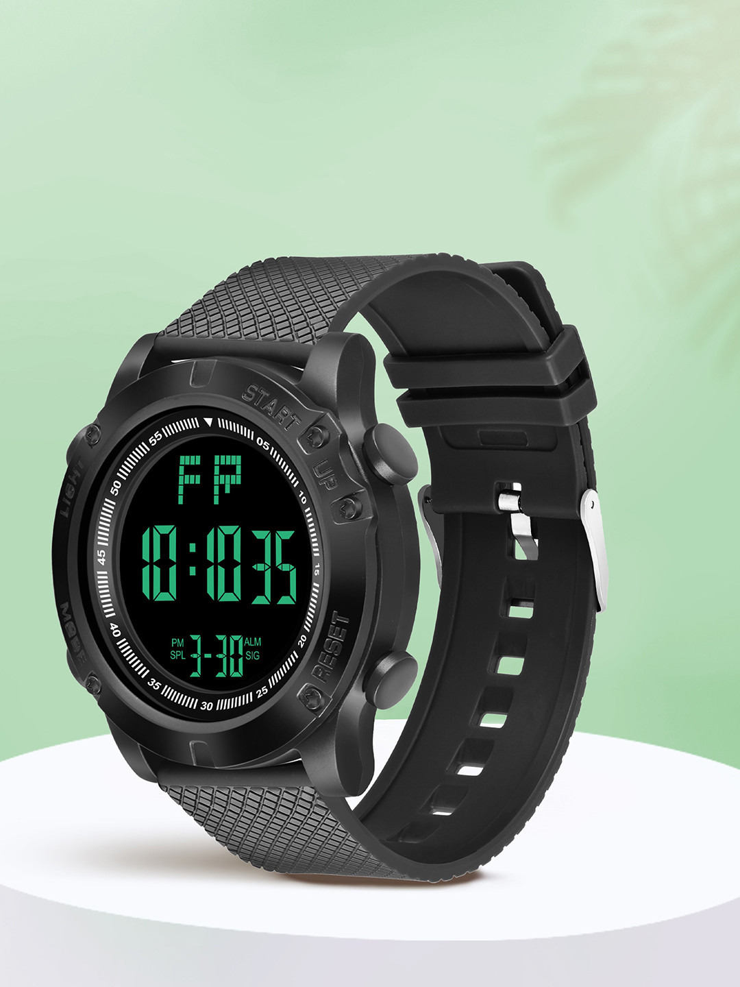 

Shocknshop Men Digital Multi Function Watch-Watch04Black, Black
