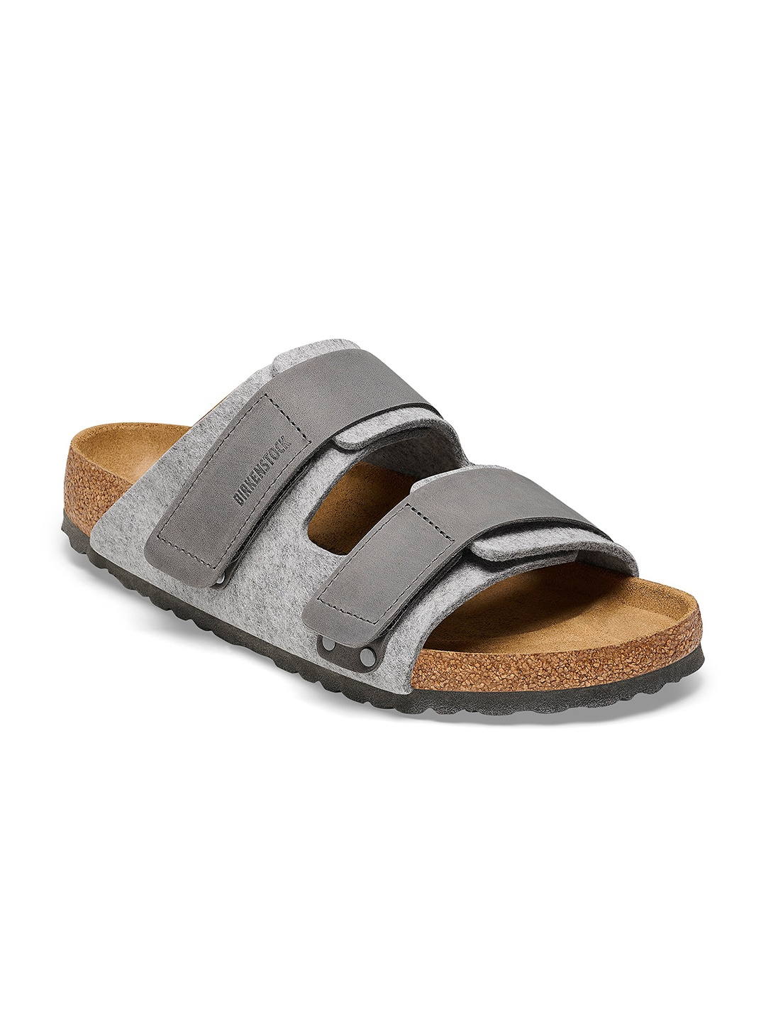

Birkenstock Unisex Uji Regular Width Two-Strap Comfort Sandals, Grey
