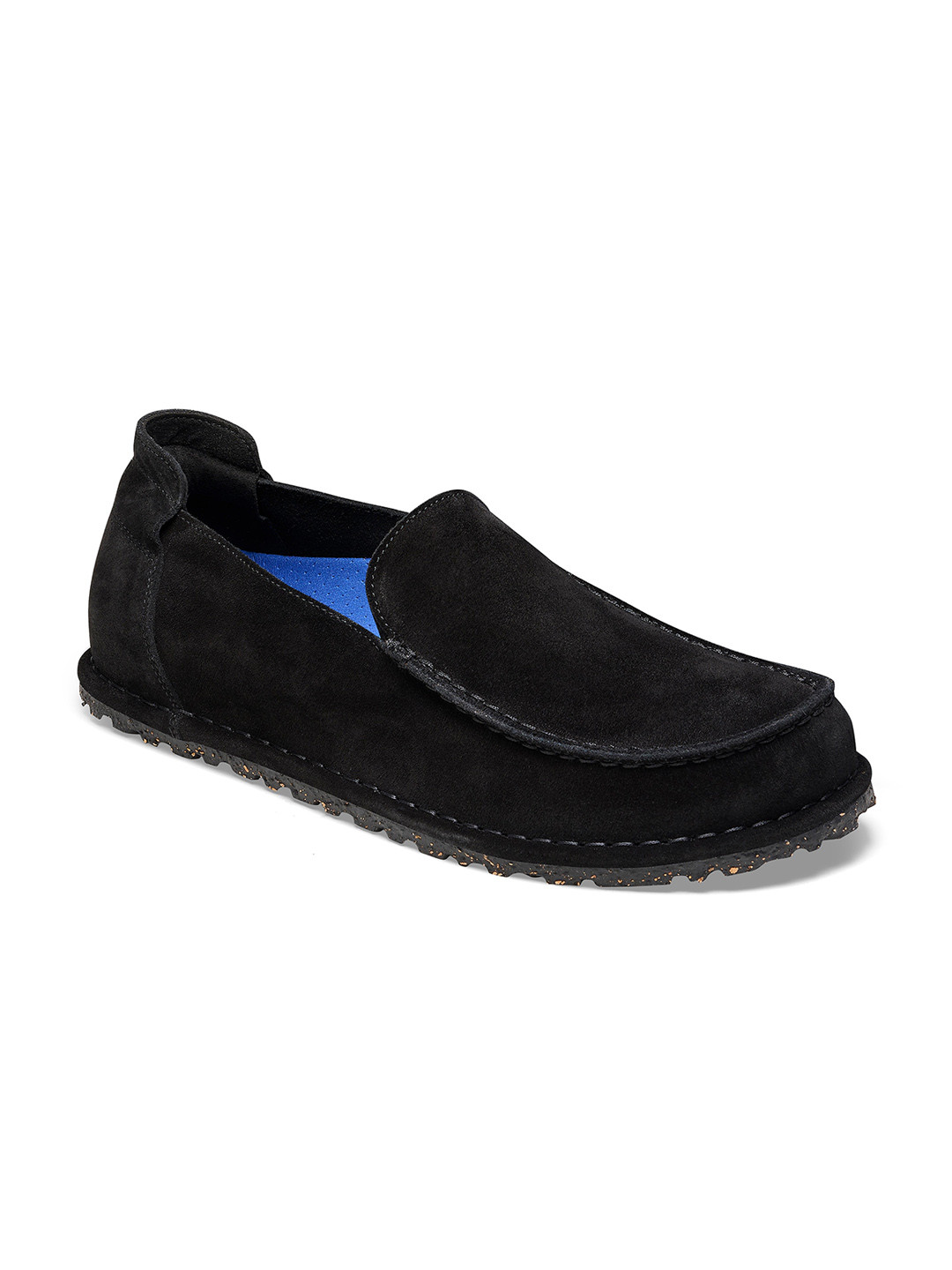 

Birkenstock Utti Black Regular Width Suede Leather Low Shoes