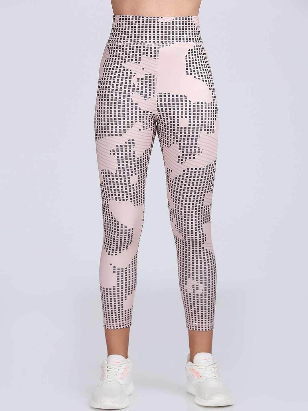 

Apraa & Parma Women Printed Dry-Fit Ankle Length Tights, Pink