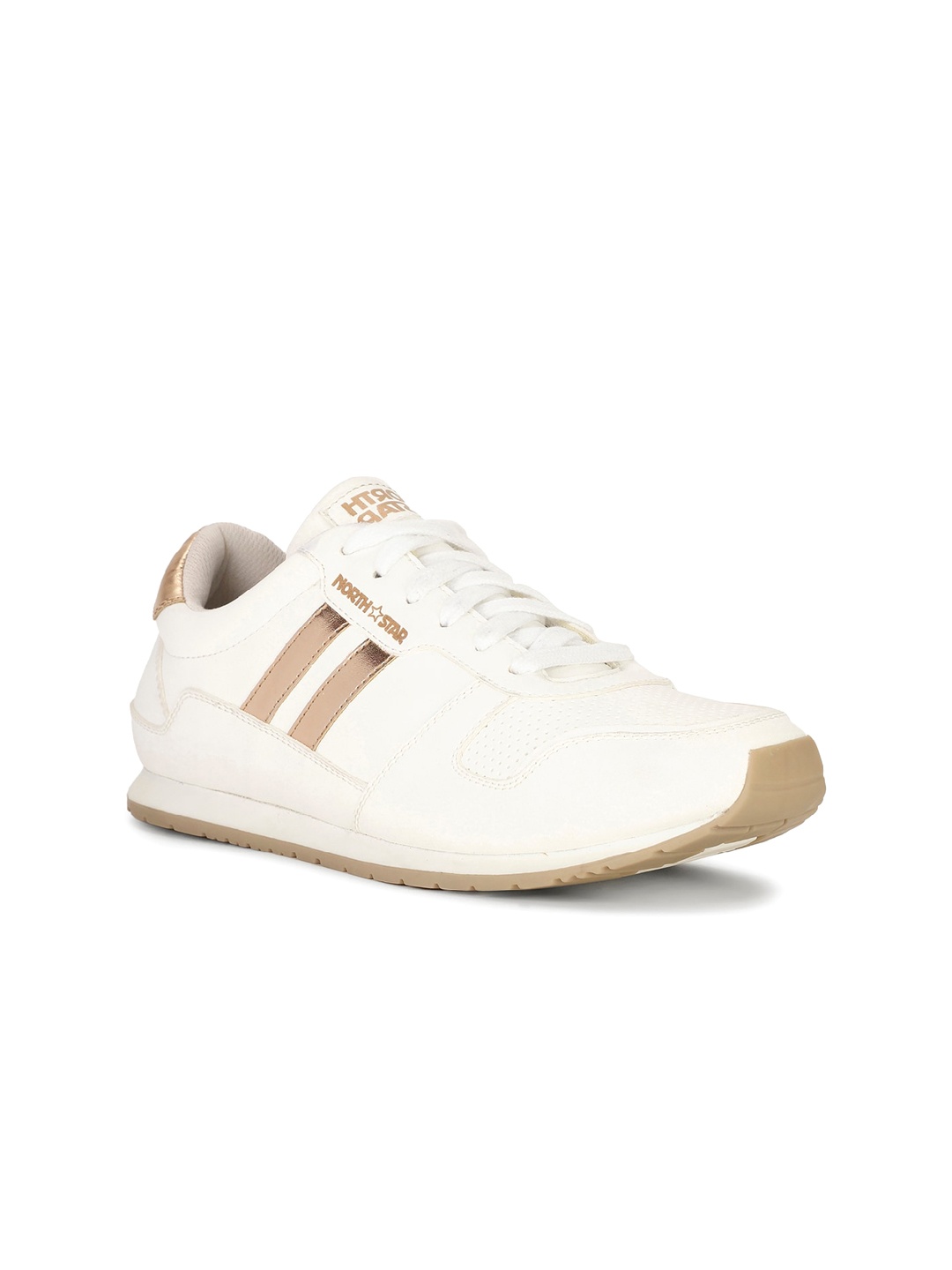 

North Star Women Carolina Striped Sneakers, White