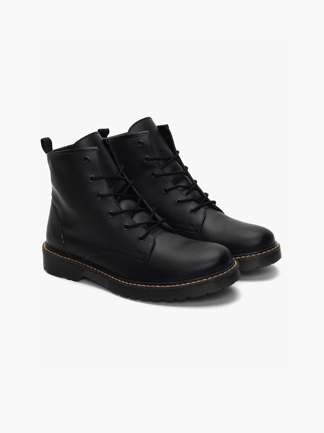

MISEEN Women Indie Martin Mid-Top Regular Boots, Black