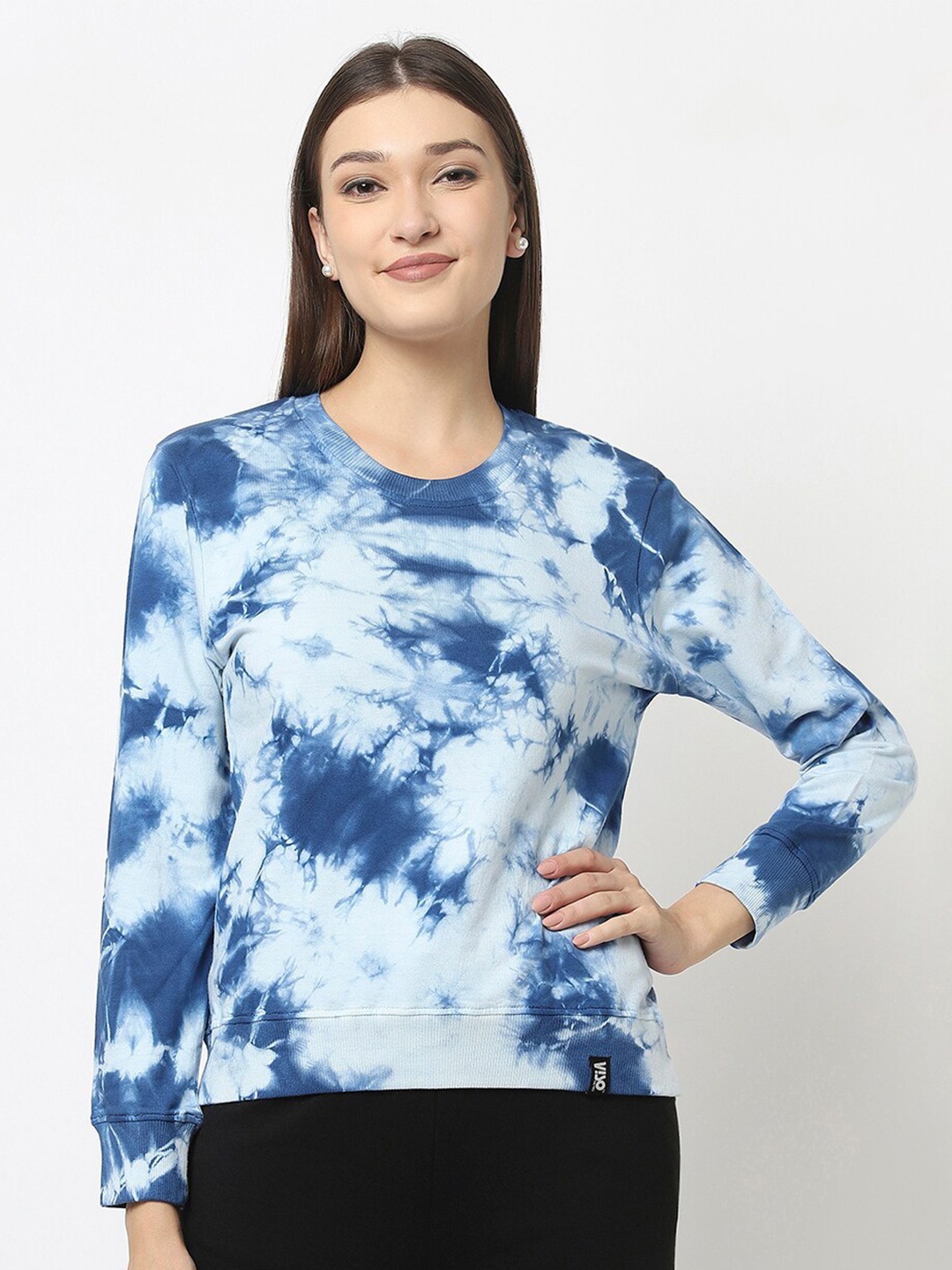 

VISO Tie & Dyed Cotton T-shirt, Blue