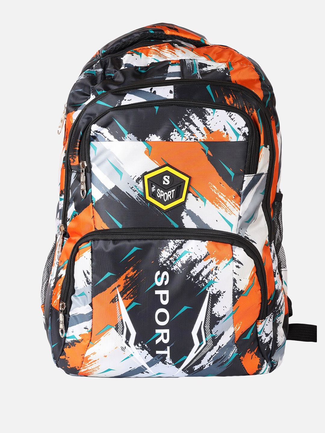 

PASSION PETALS Kids Graphic Printed Water Resistant Backpack, Orange