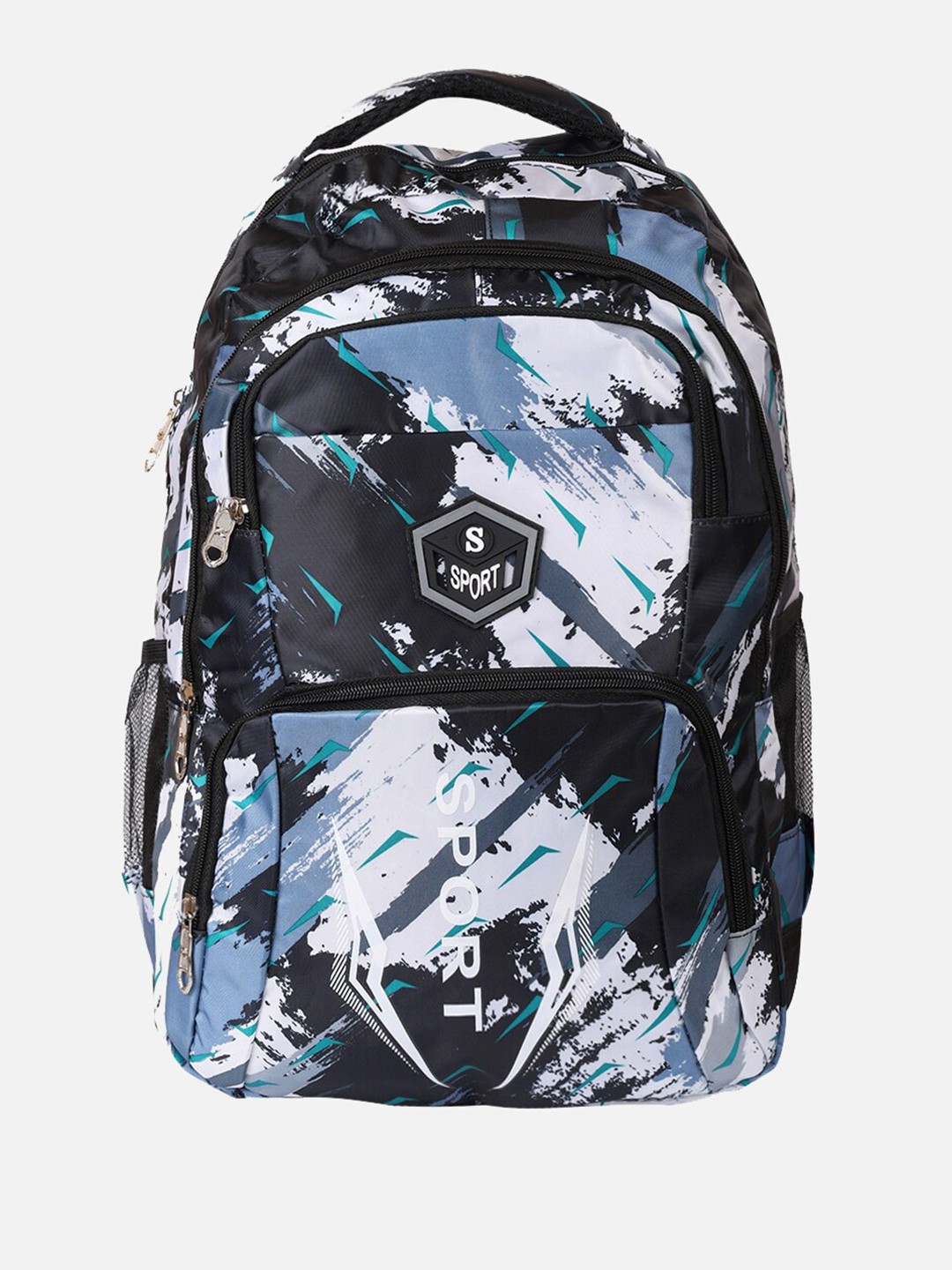 

PASSION PETALS Kids Graphic Printed Water Resistant Backpack, Grey