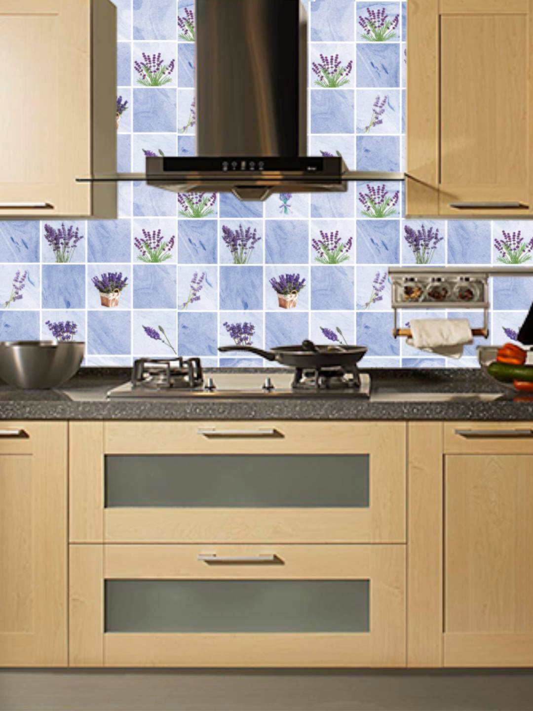 

Jaamso Royals Blue & White Printed Self-Adhesive Water Proof Wall Sticker