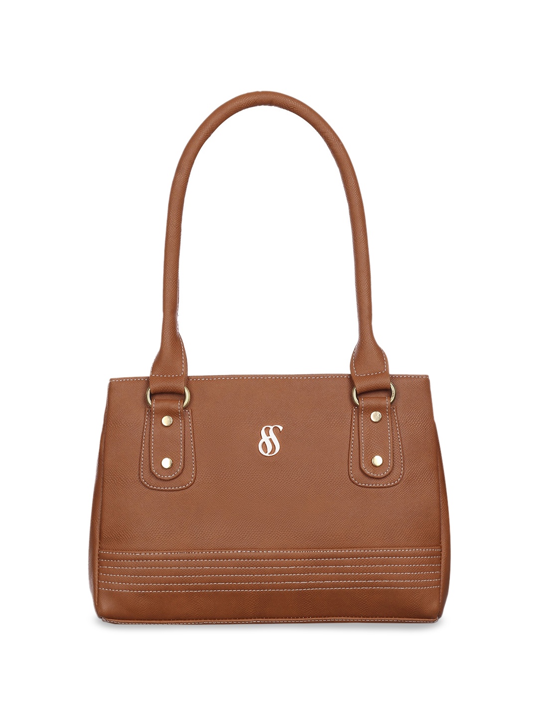 

Fostelo Structured Shoulder Bag, Tan