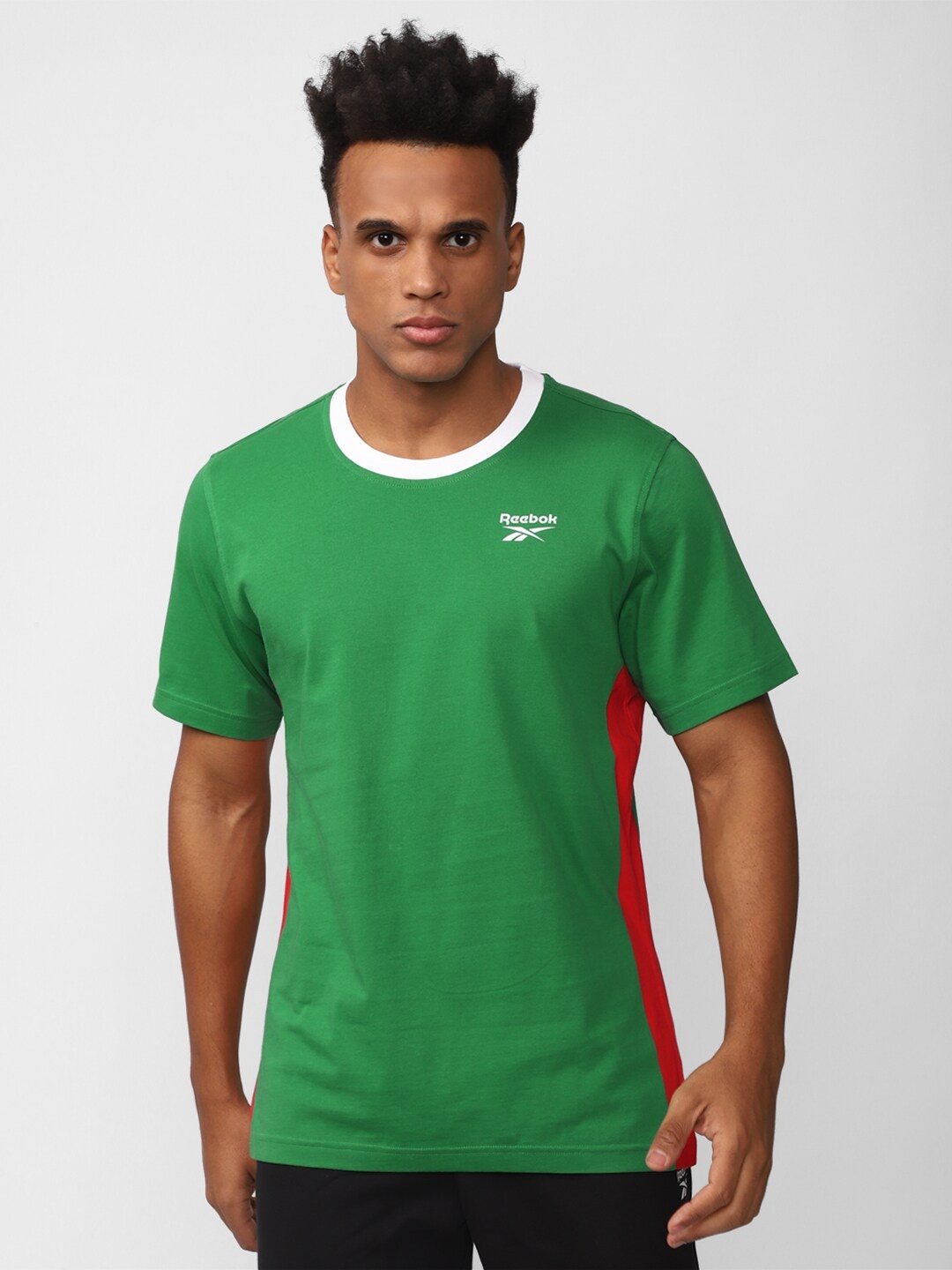 

Reebok Slim Fit Short Sleeve Tshirts, Green