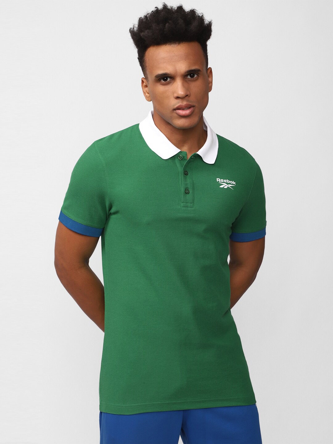 

Reebok Wce Polo Tshirts, Green