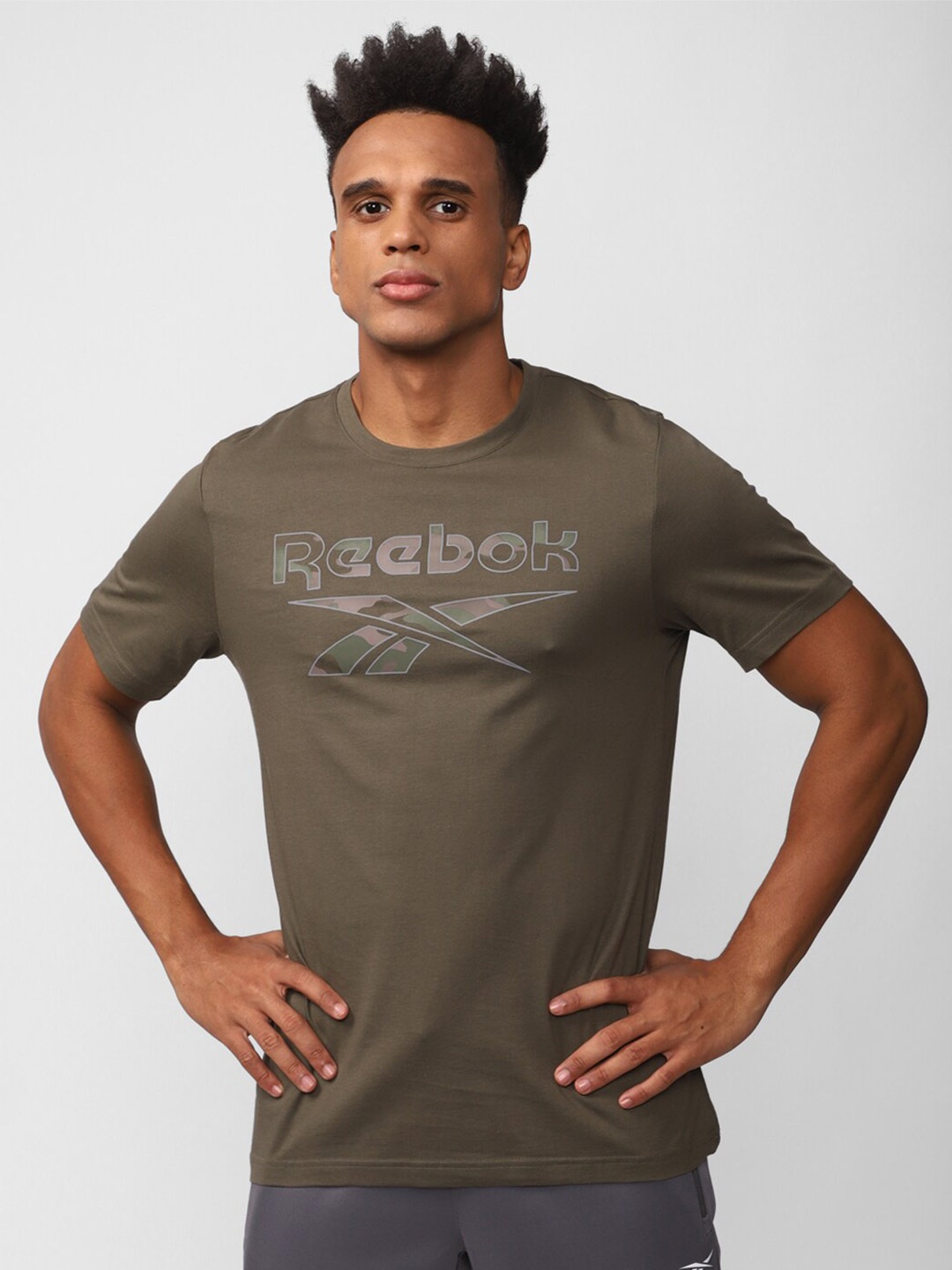 

Reebok Id Camo T Shirt, Green