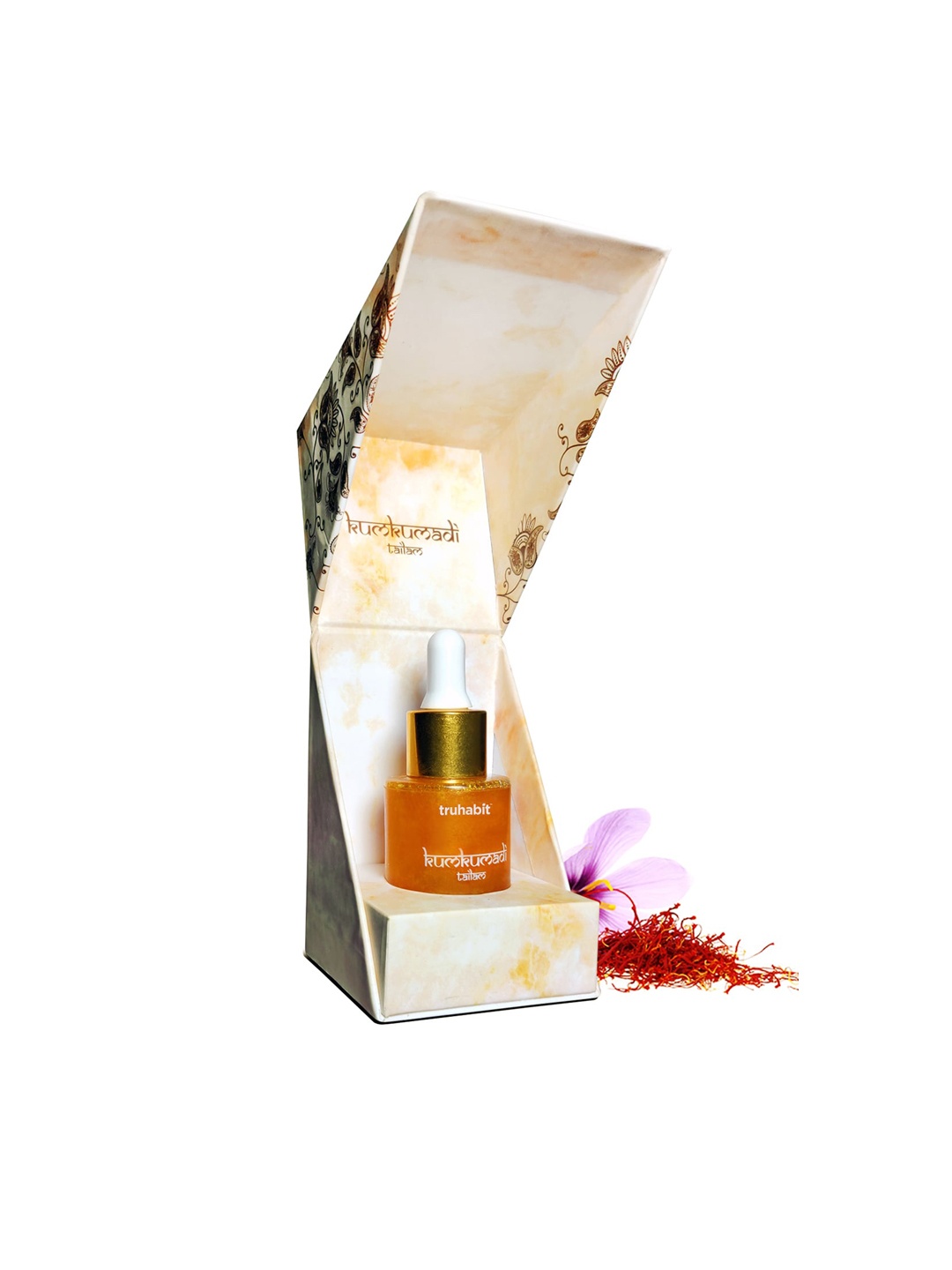 

TruHabit Kumkumadi Tailam Face Oil (30ml) For Glowing Skin with Saffron & 24k Gold Bhasma, White