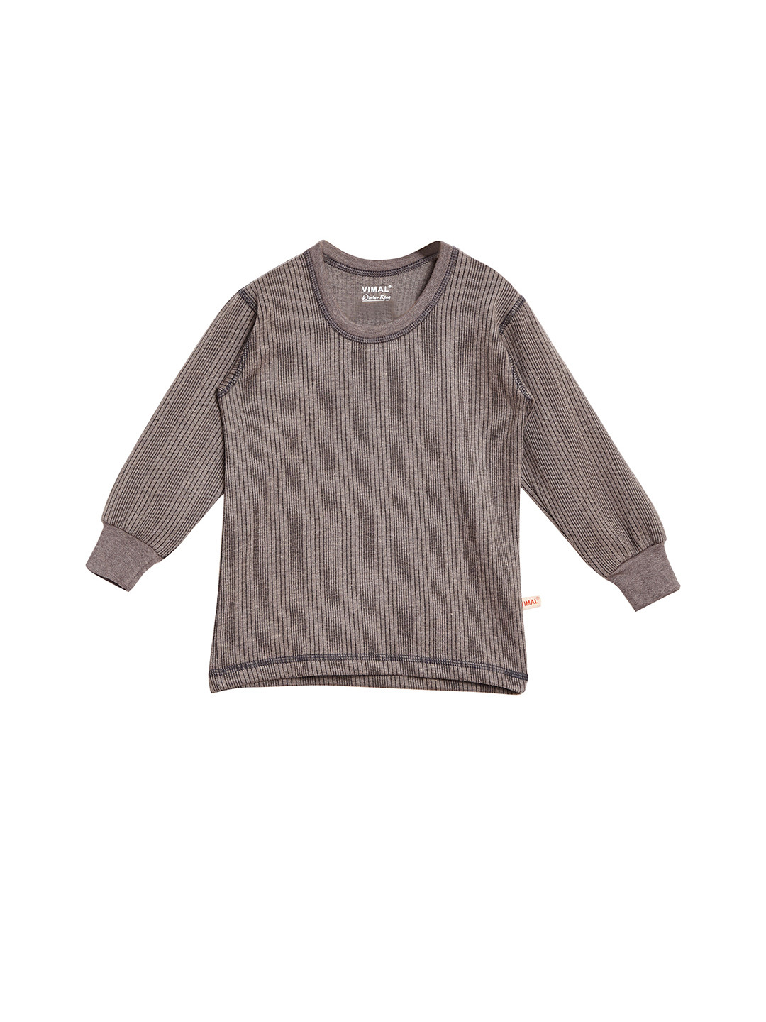

VIMAL Boys Taupe Thermal Top
