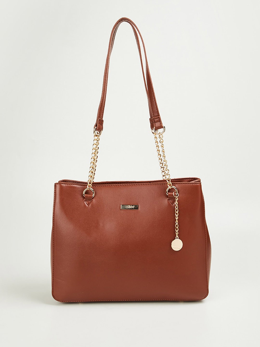 

CODE by Lifestyle Structured Shoulder Bag, Tan