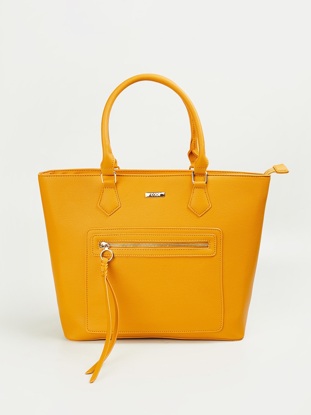 

CODE by Lifestyle Oversized Bowling Handheld Bag, Mustard