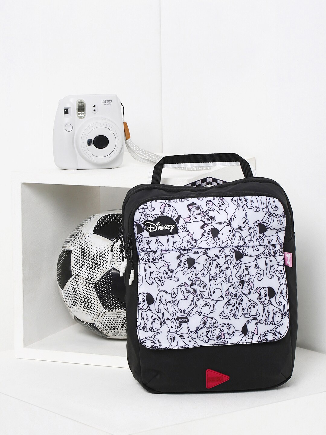 

Wildcraft Unisex Dalmation Printed Backpack, Black