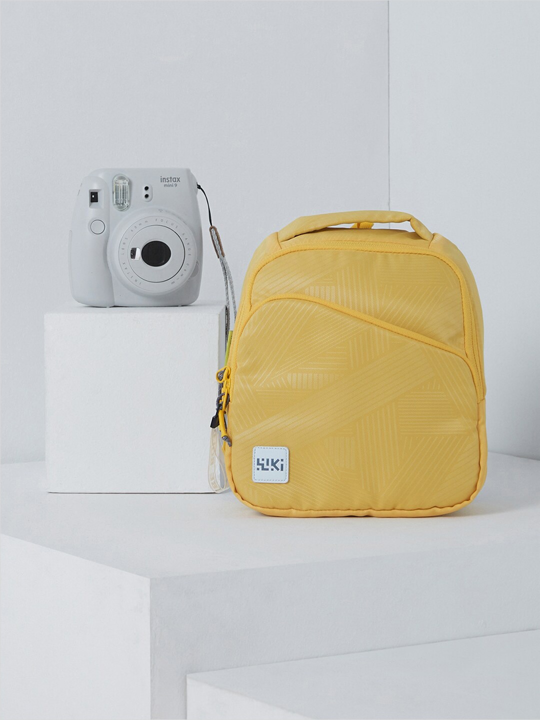 

Wildcraft Unisex Striped Backpack, Yellow