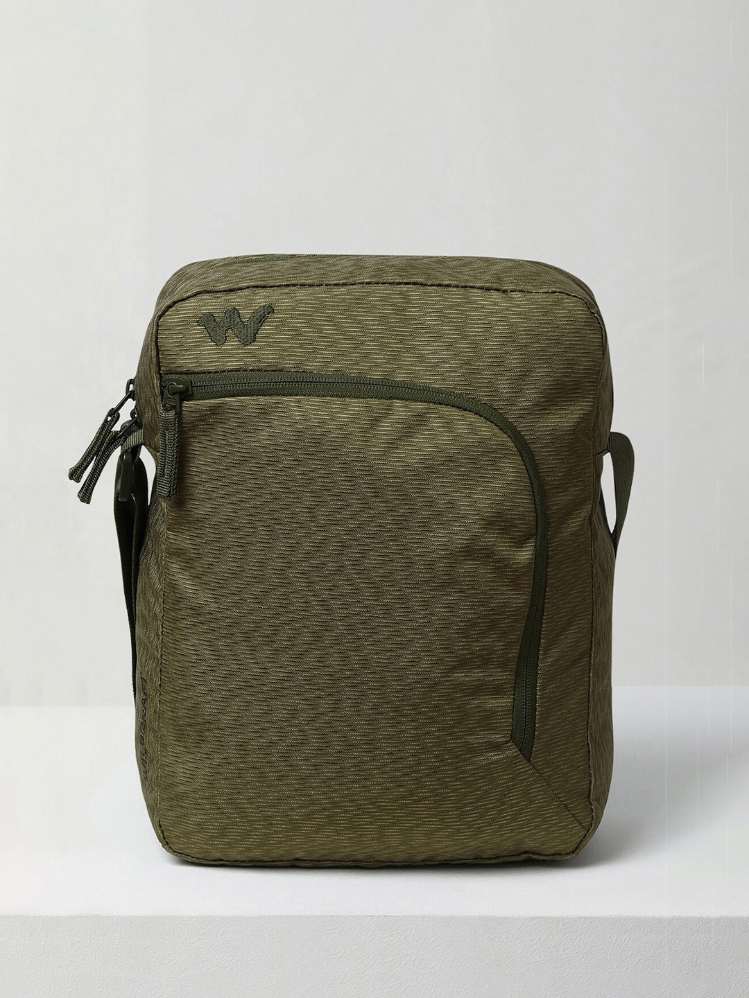 

Wildcraft Unisex Textured Messenger Bag, Olive