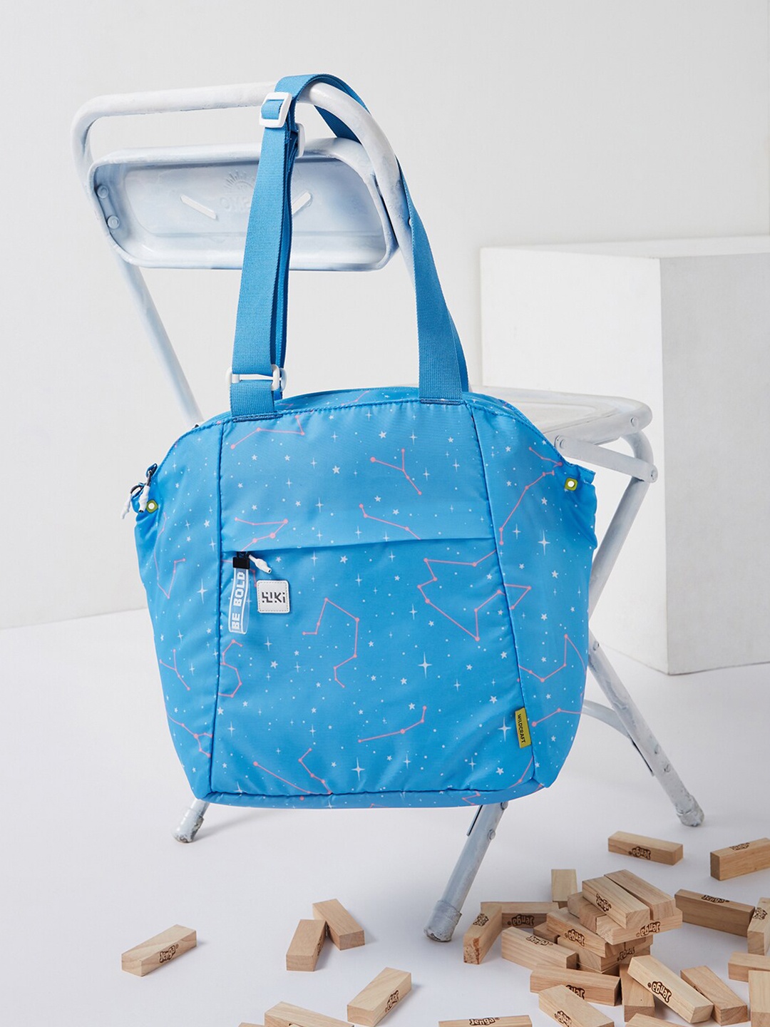 

Wildcraft Unisex Conversational Printed Messenger Bag, Blue