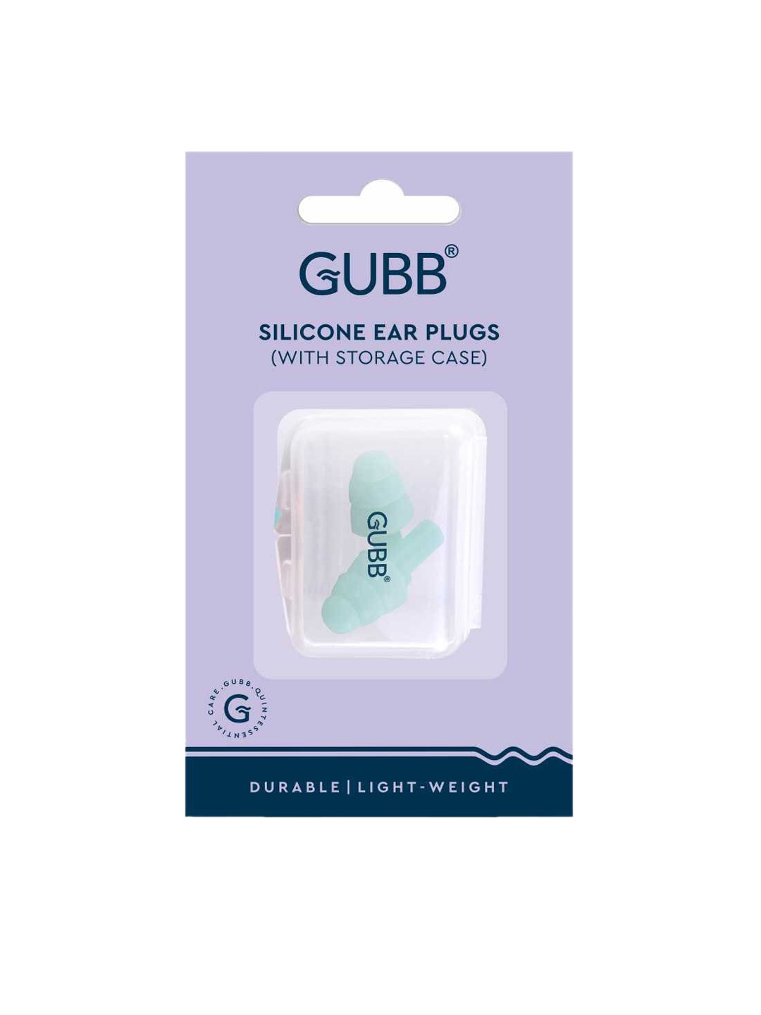 

GUBB Set Of 3 Silicone Ear Plugs, Blue