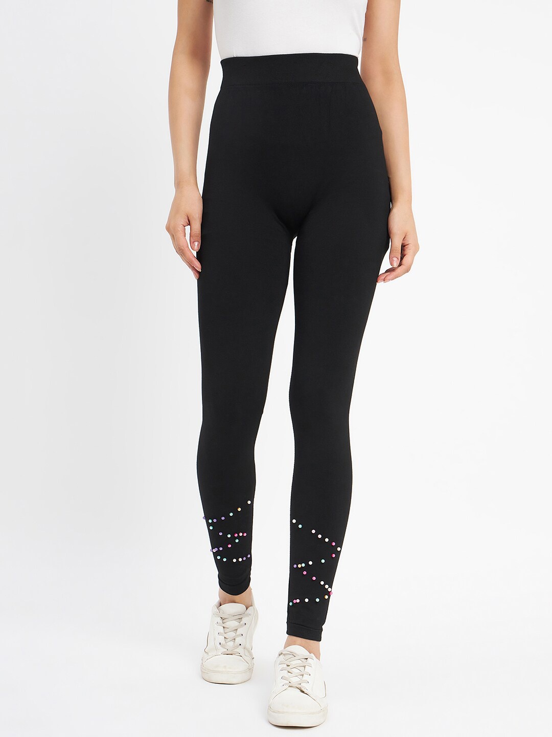 

Camey Women Slim Fit Treggings, Black