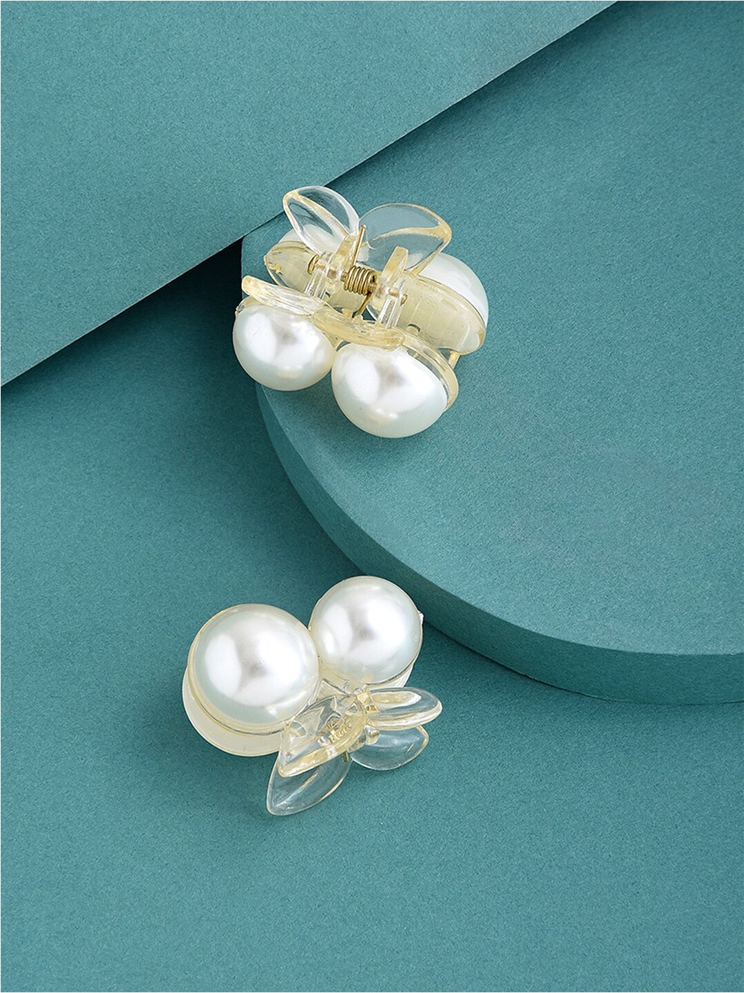 

Lilly & sparkle Set of 2 Mini Claw Clips, White