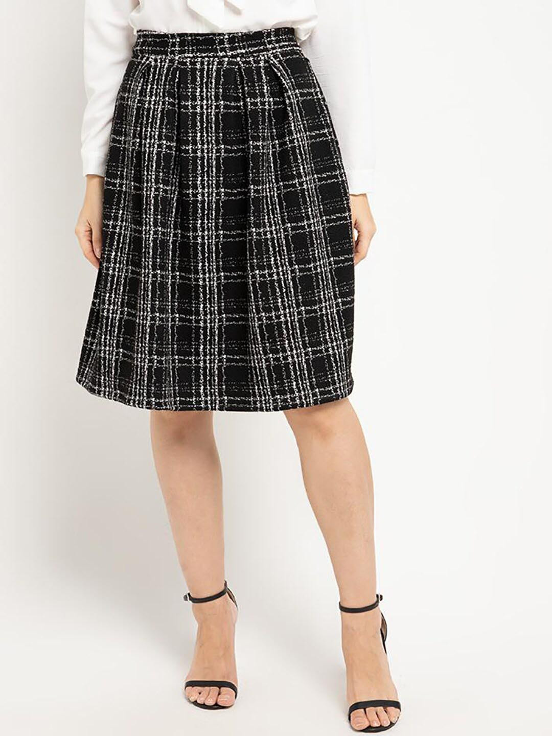 

Chanira La Parezza Printed Flared Midi Skirt, Black