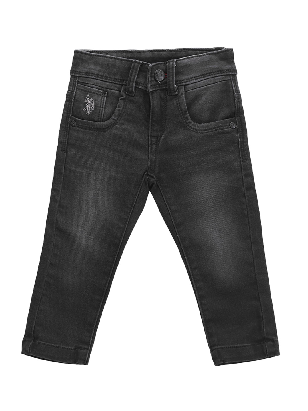 

U.S. Polo Assn. Kids Boys Slim Fit Stretchable Jeans, Black