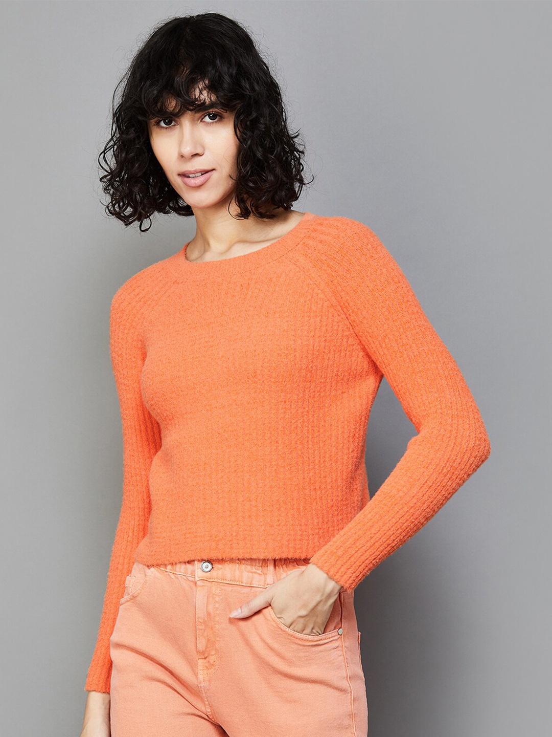 

Ginger by Lifestyle Round Neck Sweatshirt, Orange