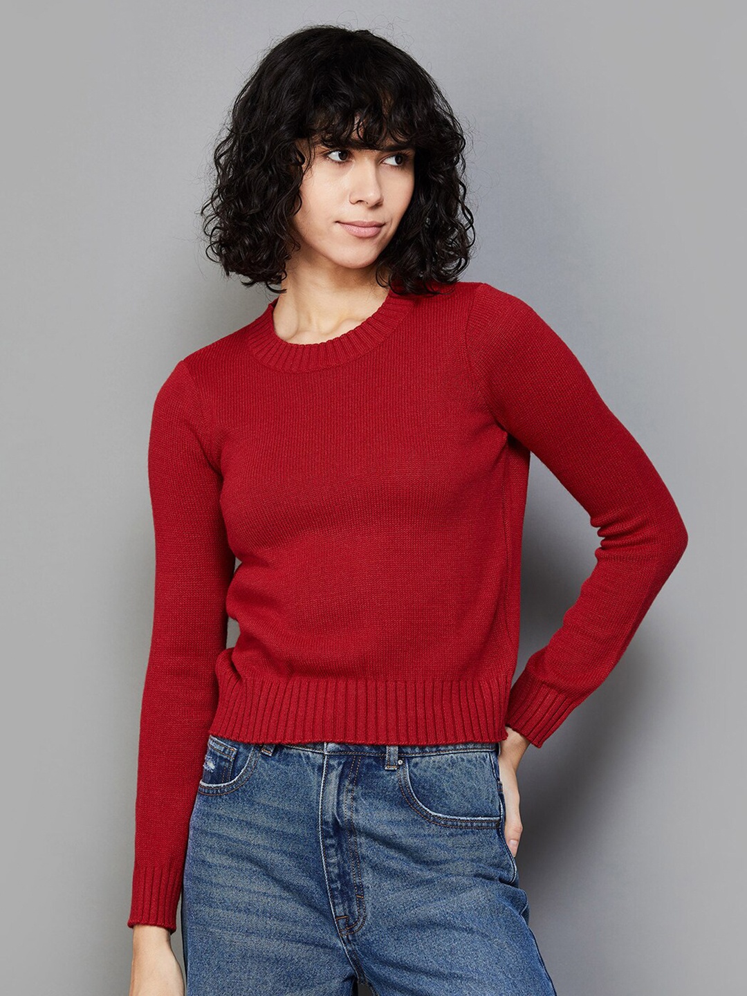 

Ginger by Lifestyle Round Neck Sweatshirt, Red