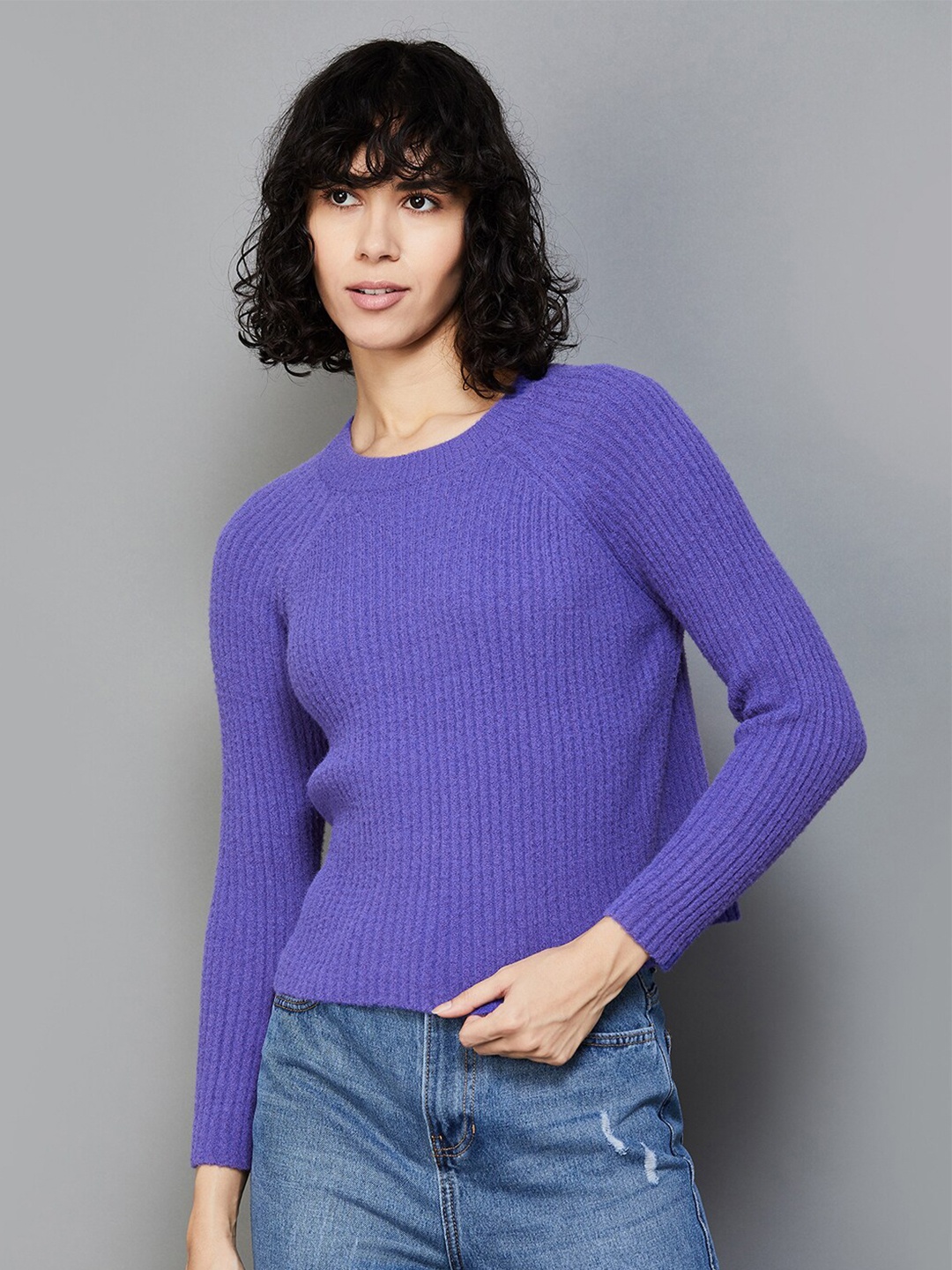 

Ginger by Lifestyle Round Neck Sweatshirt, Purple