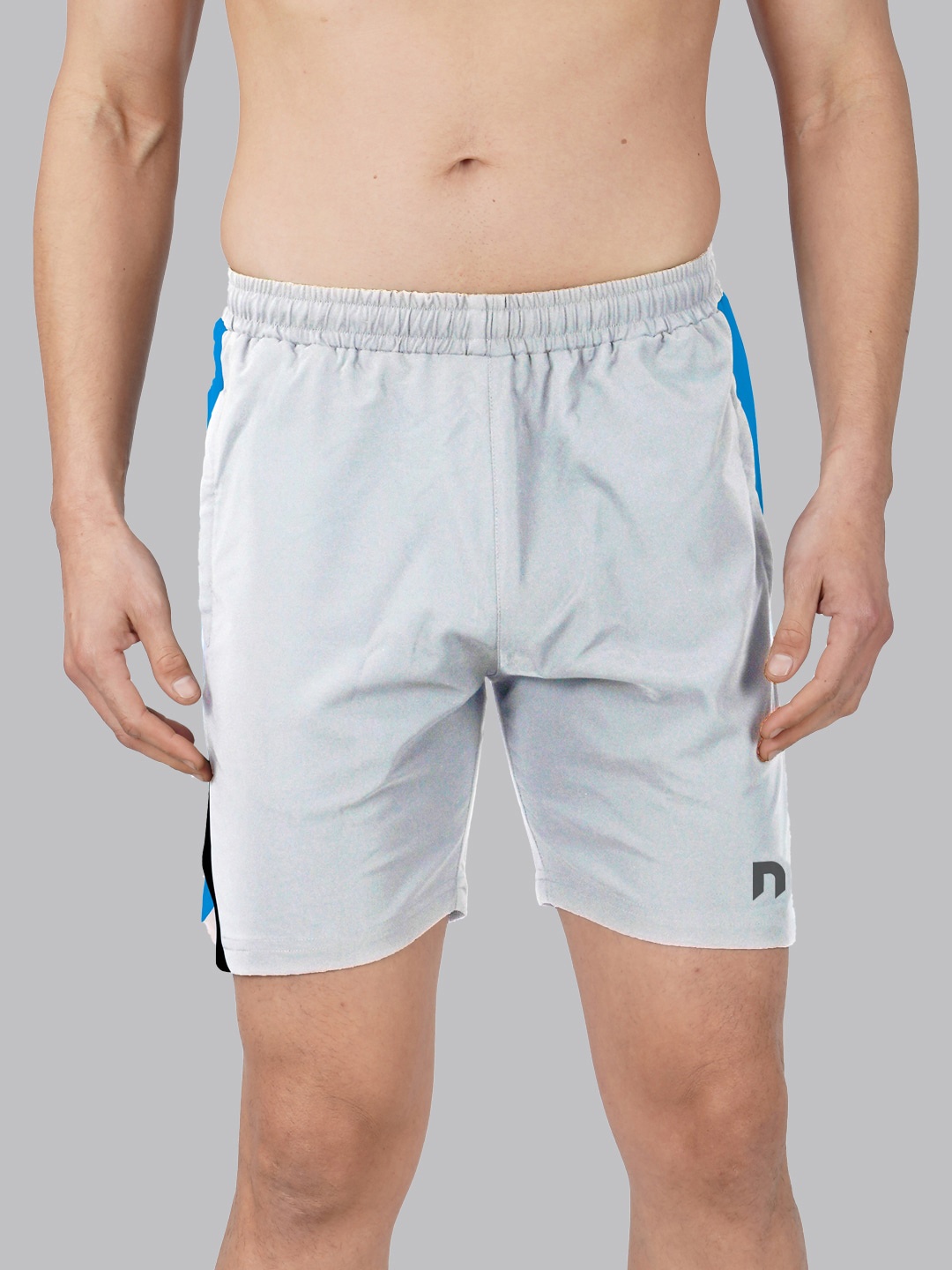 

NEVER LOSE Mid-Rise Cycling Sports Shorts, Grey