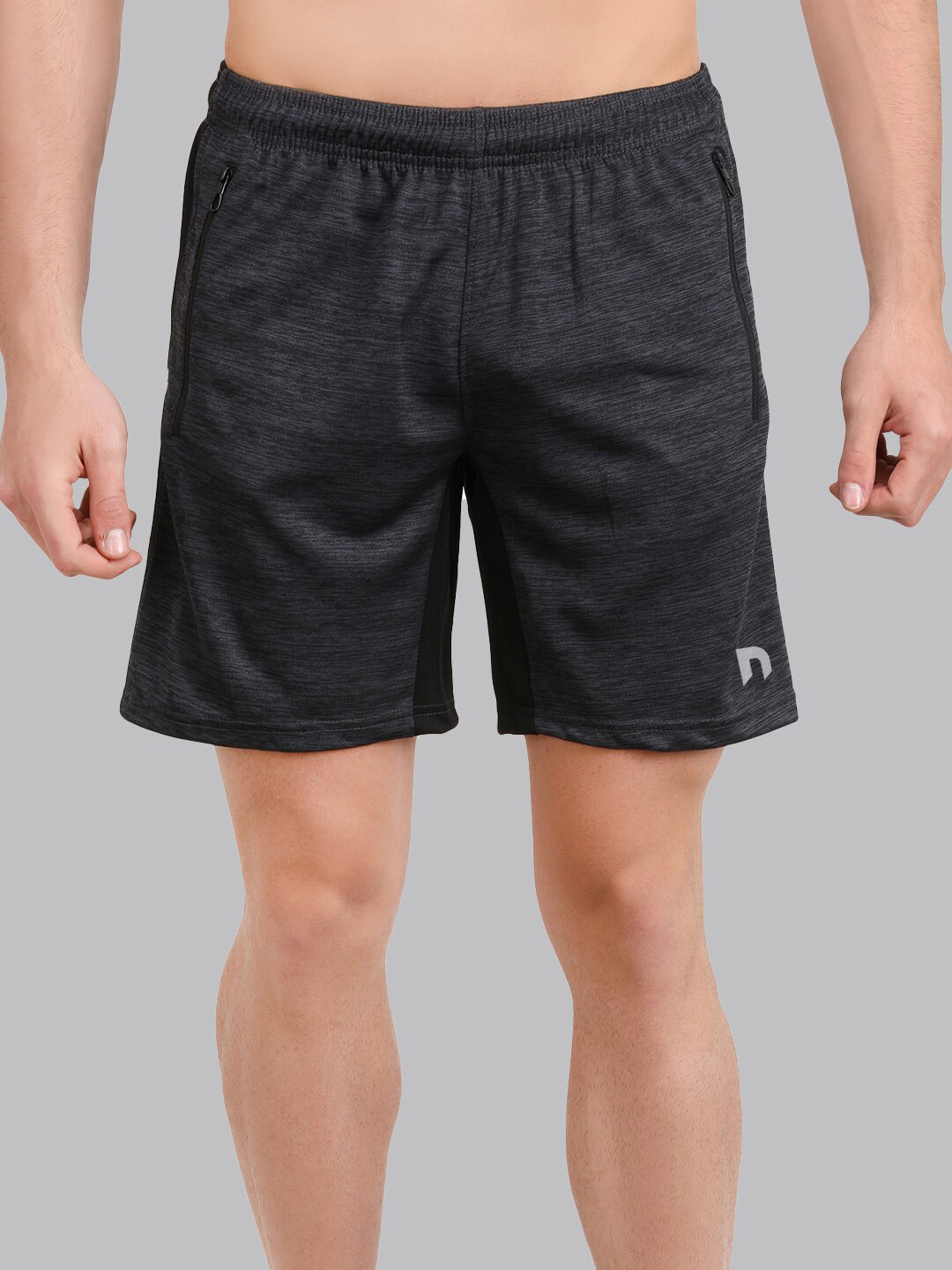 

NEVER LOSE Mid-Rise Cycling Sports Shorts, Black
